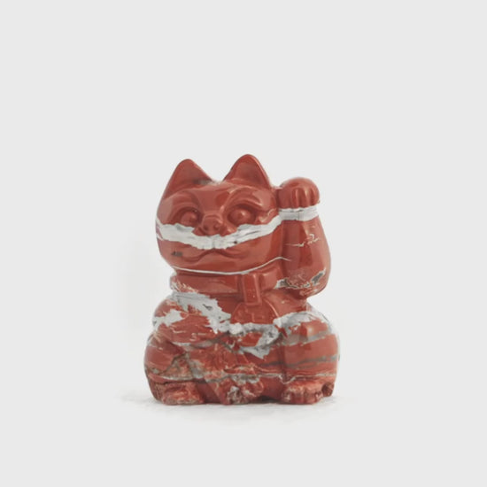 Rā Red Jasper Lucky Cat